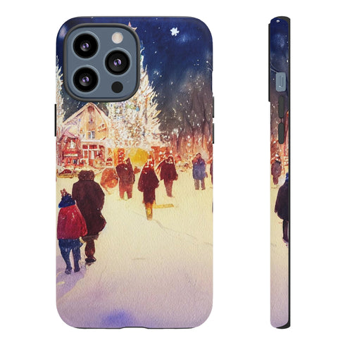 A Christmas Market in Denver Colorado - Impact Resistant Phone Case iPhone 13 Pro Max Matte